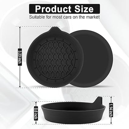 Car Cup Holder Coaster, Silicone Cup Holder Insert, Universal Non-Slip Cup Holders