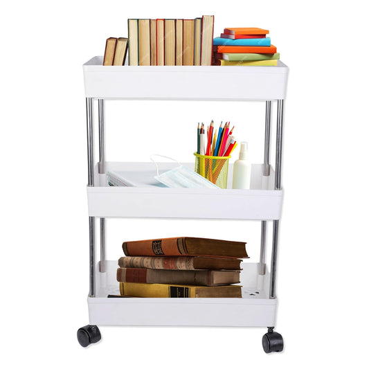 Multipurpose Storage Organizer Slim Rack Shelf 3 Layer